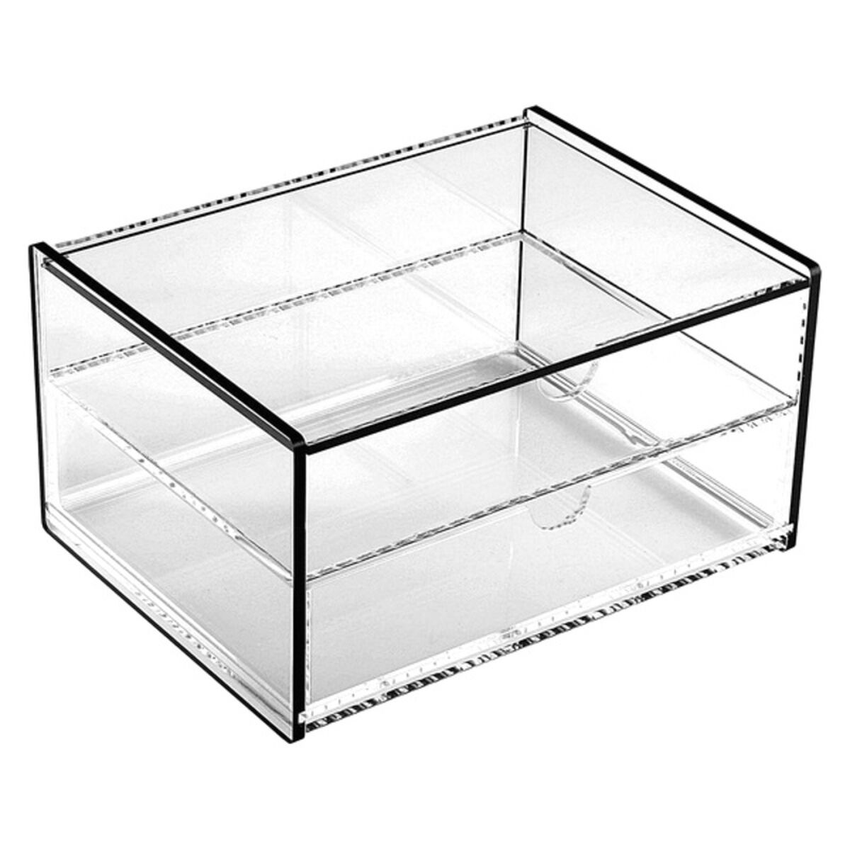 Ask med fack polypropen (13 x 9,2 x 17,1 cm) - 2