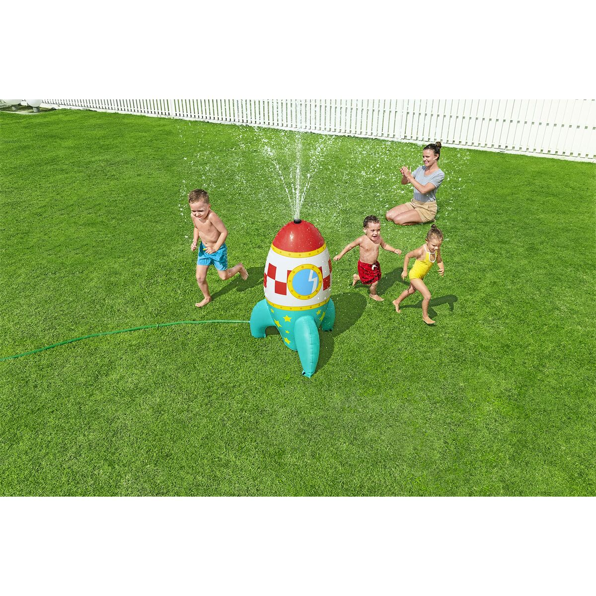 Bestway Uppblåsbar Rymdspridare 64x61x102 cm +2 År Trädgård 52572 - 5
