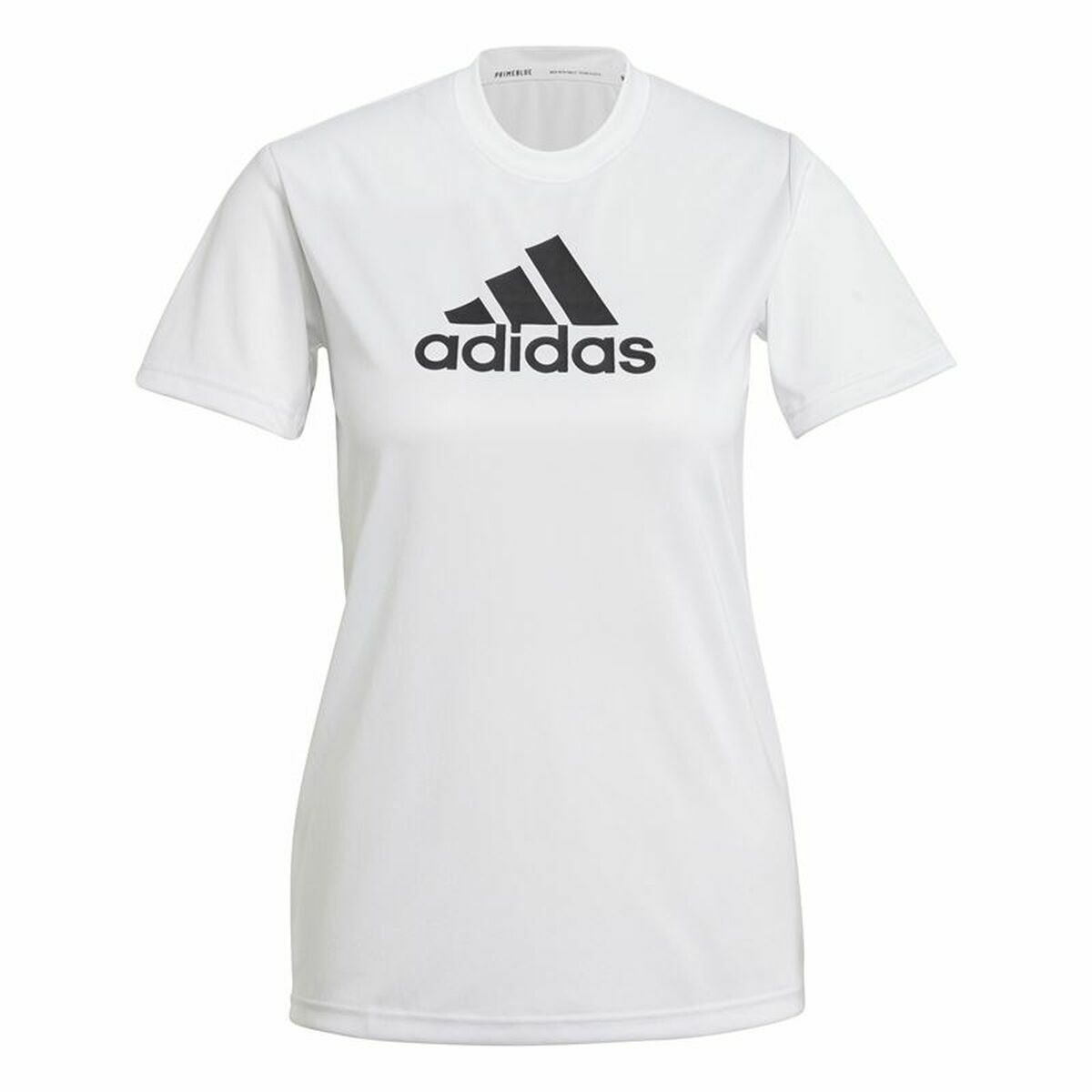 T-shirt med kortärm Dam Adidas Primeblue D2M Logo Sport  Vit - 12