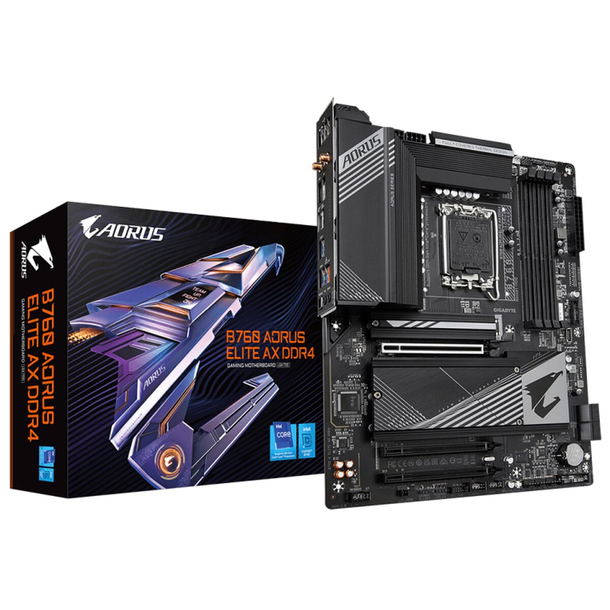 Moderkort Gigabyte B760 AORUS ELITE AX DDR4 (rev. 1.0)