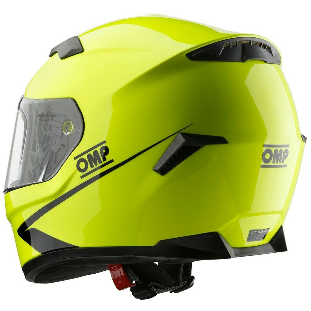 Helhjälm OMP CIRCUIT EVO2 Gul Fluorescerande M - 2