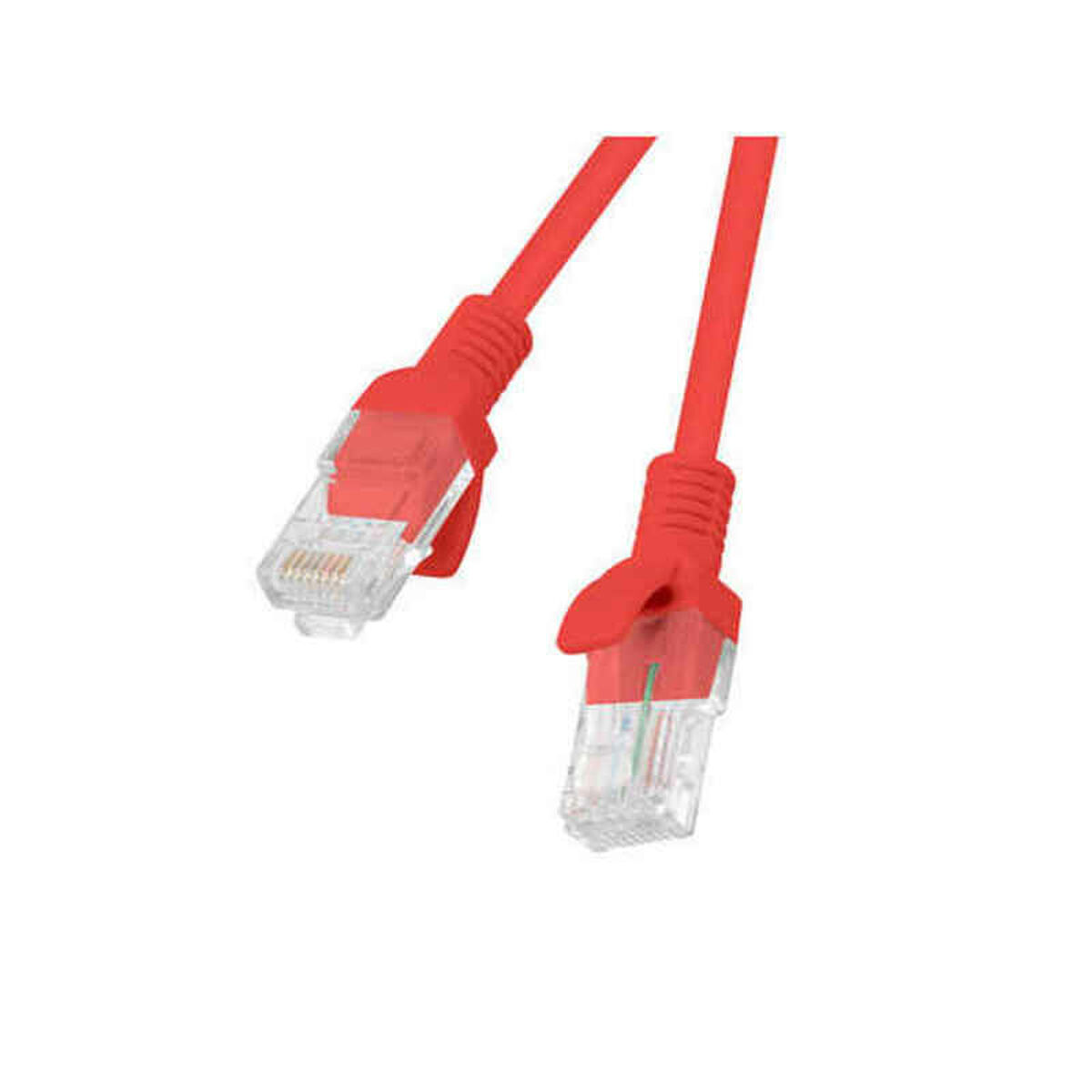 Nätkabel UTP Styv Kategori 6 Lanberg Röd - 2