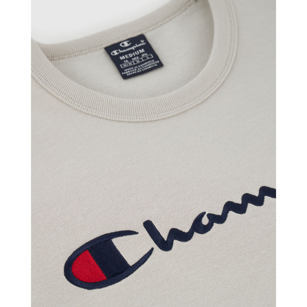 Tröja utan huva Herr Champion CREWNECK SWEATSHIRT 220254 SVL Grå - 3