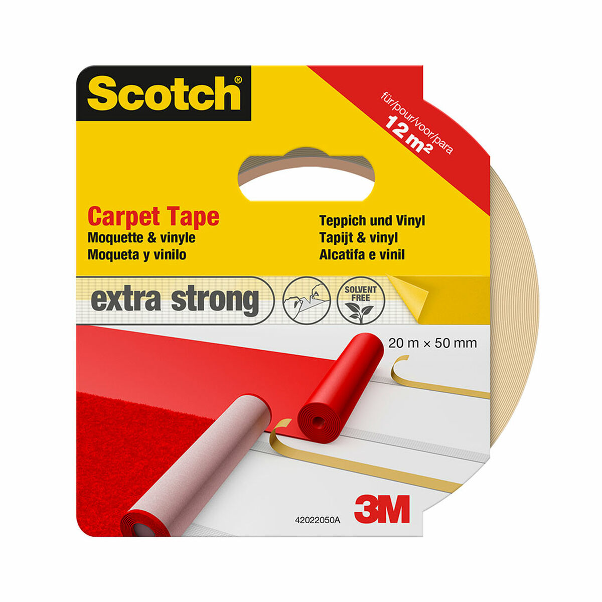 Dubbelsidig Tejp Scotch 20 m x 50 mm Matta