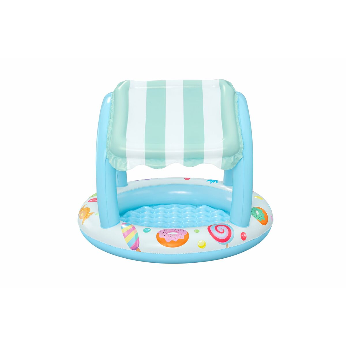 Bestway Uppblåsbar Barnpool Glasskiosk Ring 104x84 cm +2 År Trädgård 52638 - 7