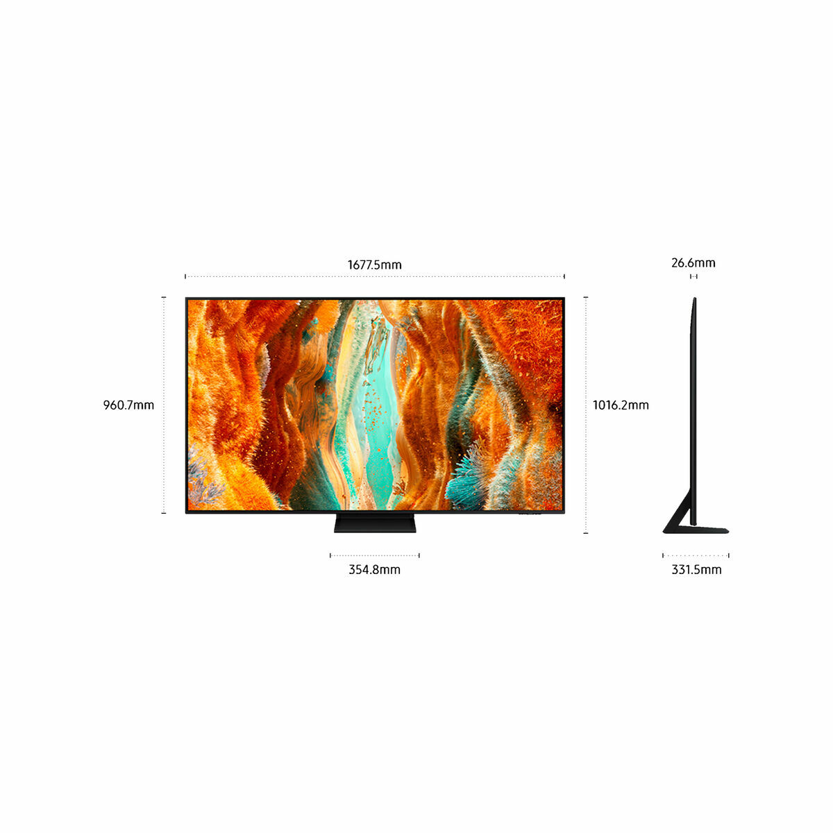 Smart TV Samsung TQ75QN70F 75" 4K Ultra HD HDR Neo QLED - 3