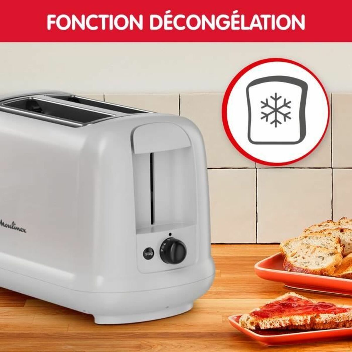 Brödrost Moulinex 850 W 2 stycken - 3