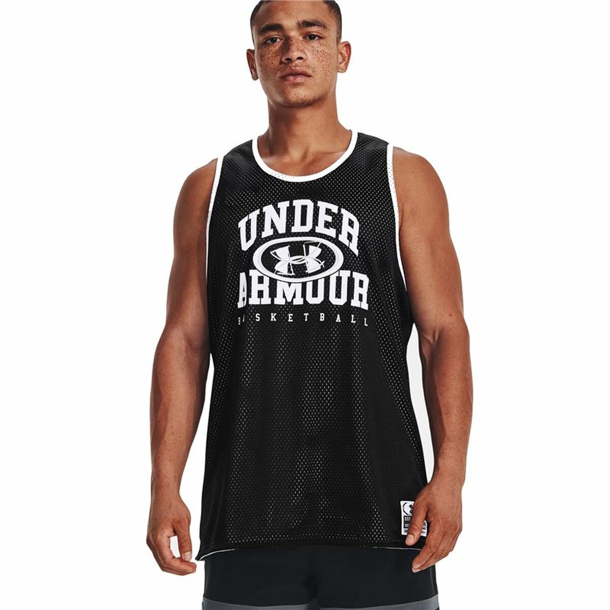 Baskettröja Under Armour Baseline Svart - 3