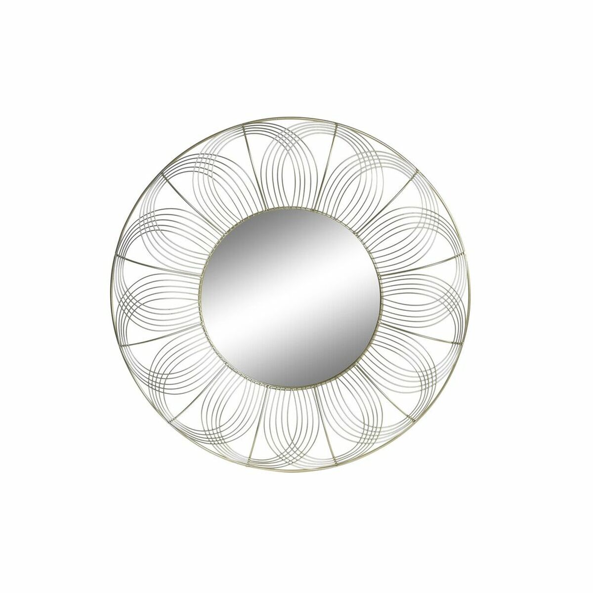 Väggspegel DKD Home Decor Gyllene Modern 60 x 4 x 60 cm - 7