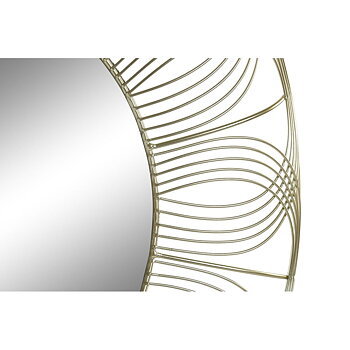 Väggspegel DKD Home Decor Gyllene Modern 60 x 4 x 60 cm