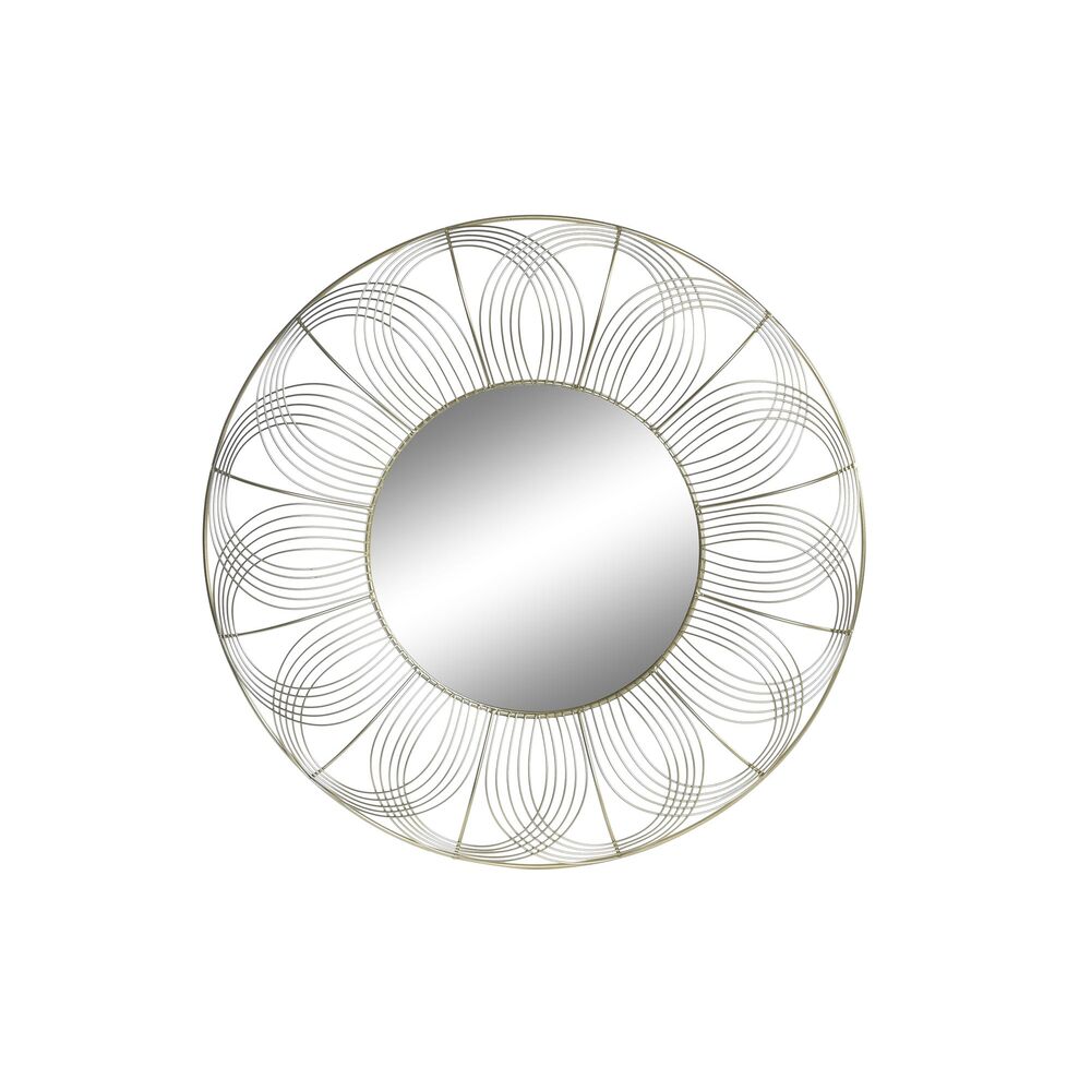 Väggspegel DKD Home Decor Gyllene Modern 60 x 4 x 60 cm