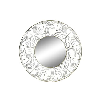 Väggspegel DKD Home Decor Gyllene Modern 60 x 4 x 60 cm