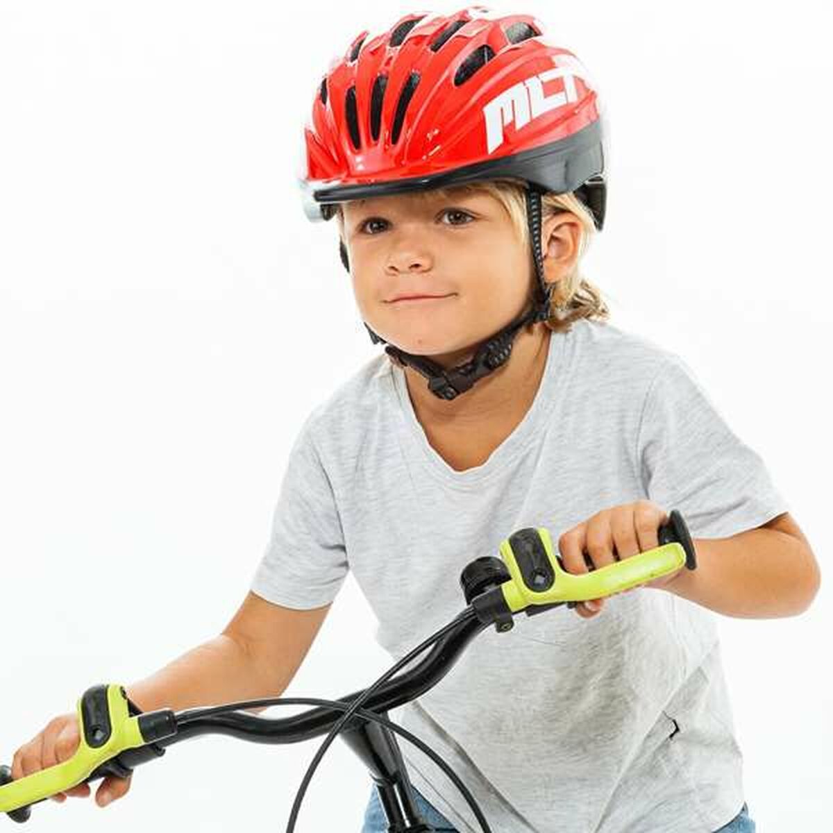 Cykelhjälm för barn Moltó MLT Röd - 7