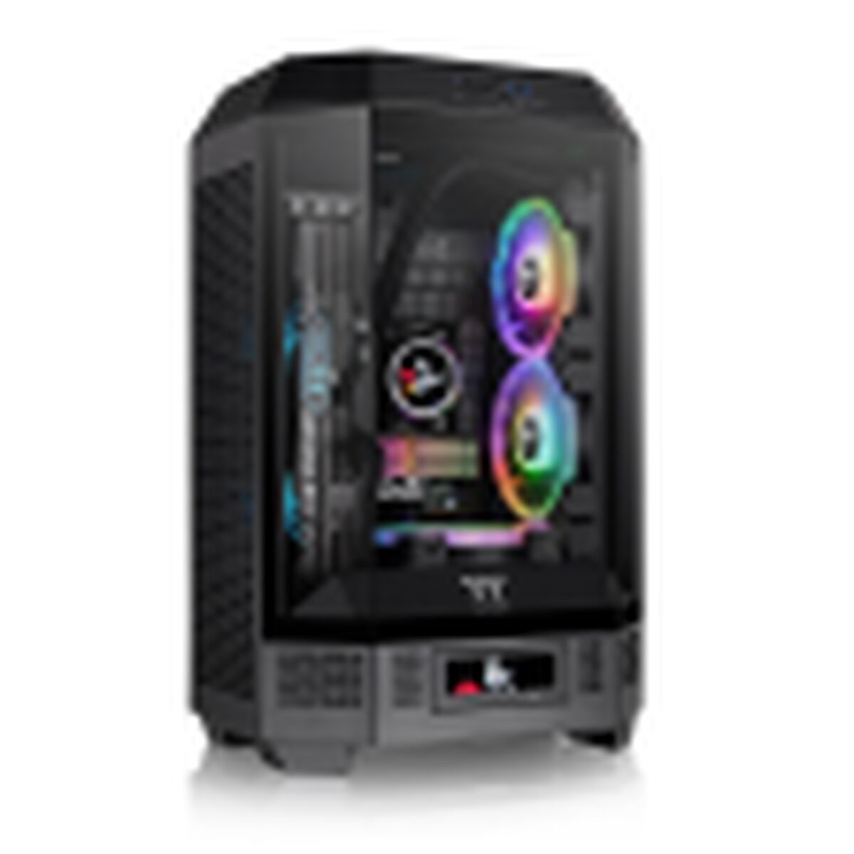 ATX Semitorn THERMALTAKE THE TOWER T300 Svart - 2