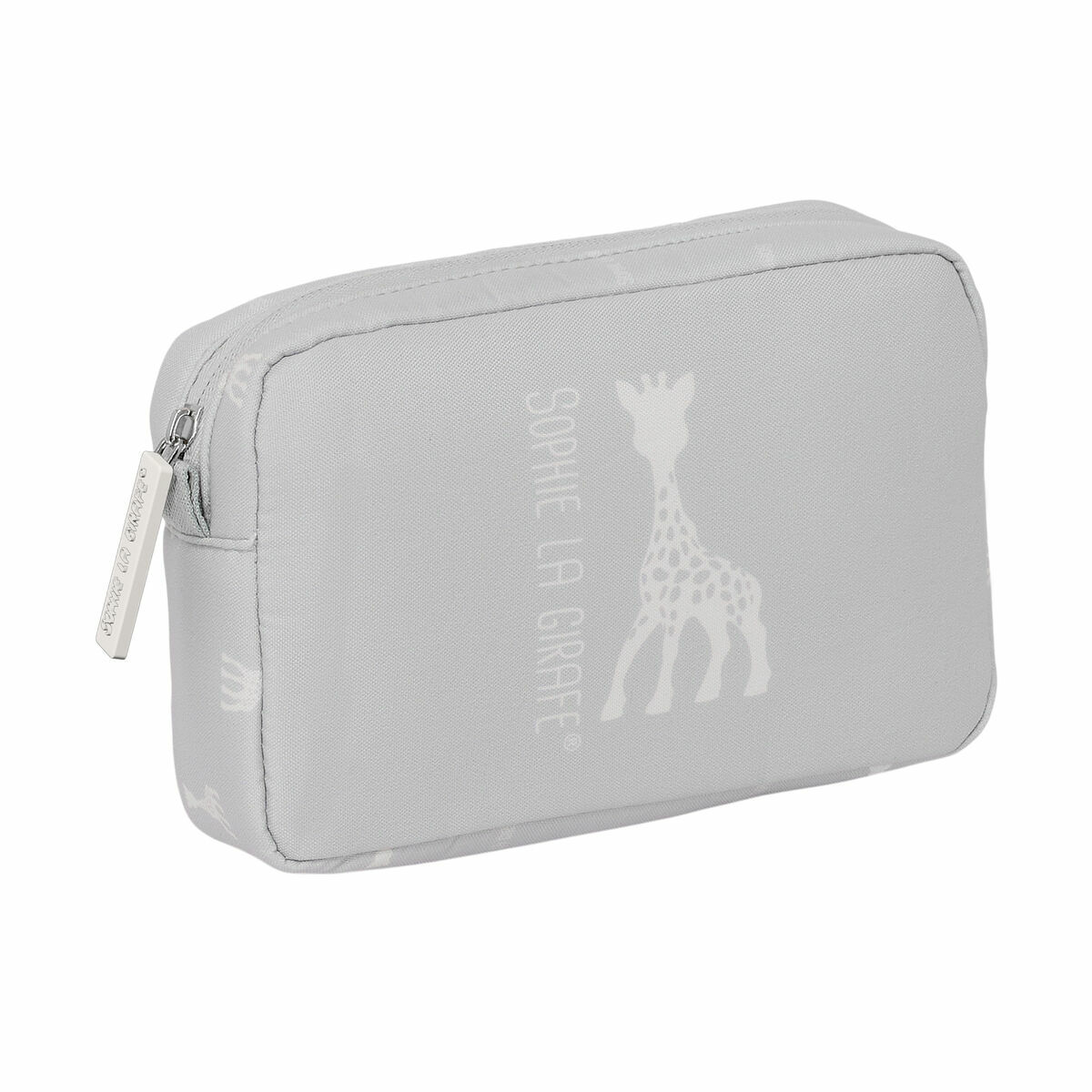 Resenecessär Sophie la Girafe Ljusgrå 20 x 13 x 5,5 cm