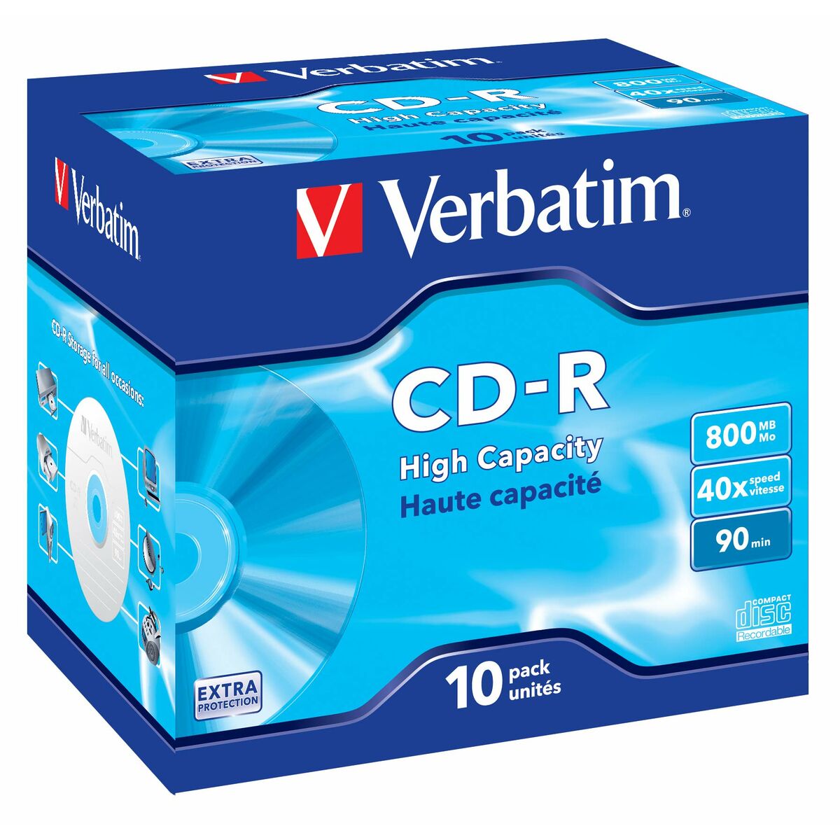 CD-R 800 Verbatim CD-R High Capacity 0,78 GB - 2