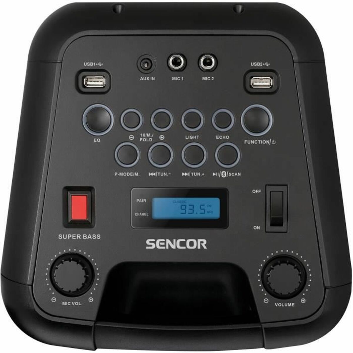 Bärbar Högtalare Sencor SSS 3800 Svart - 4