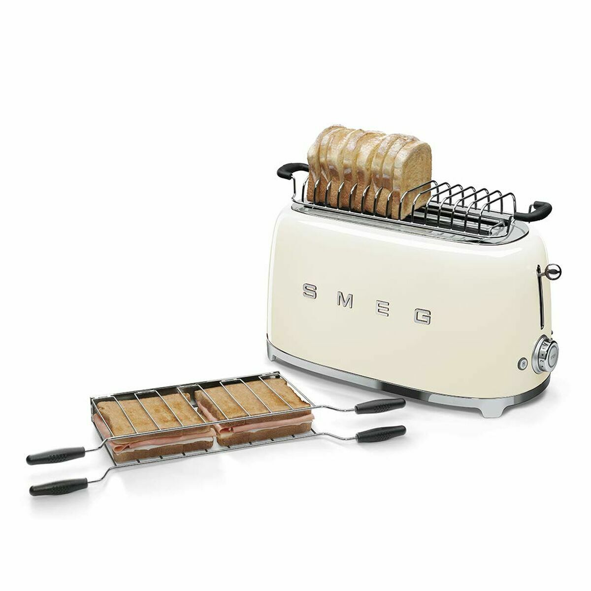 Brödrost Smeg TSF02CREU Vit 1500 W - 3