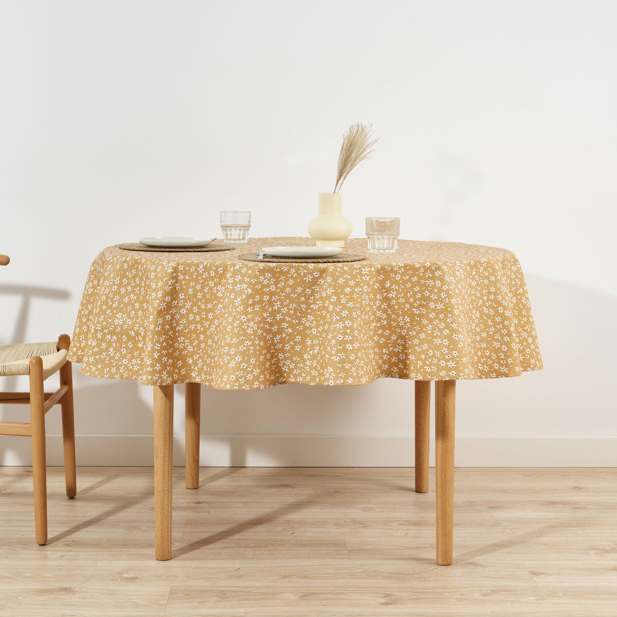 Fläckresistent bordsduk i harts Belum 0120-32 Multicolour Ø 180 cm - 3