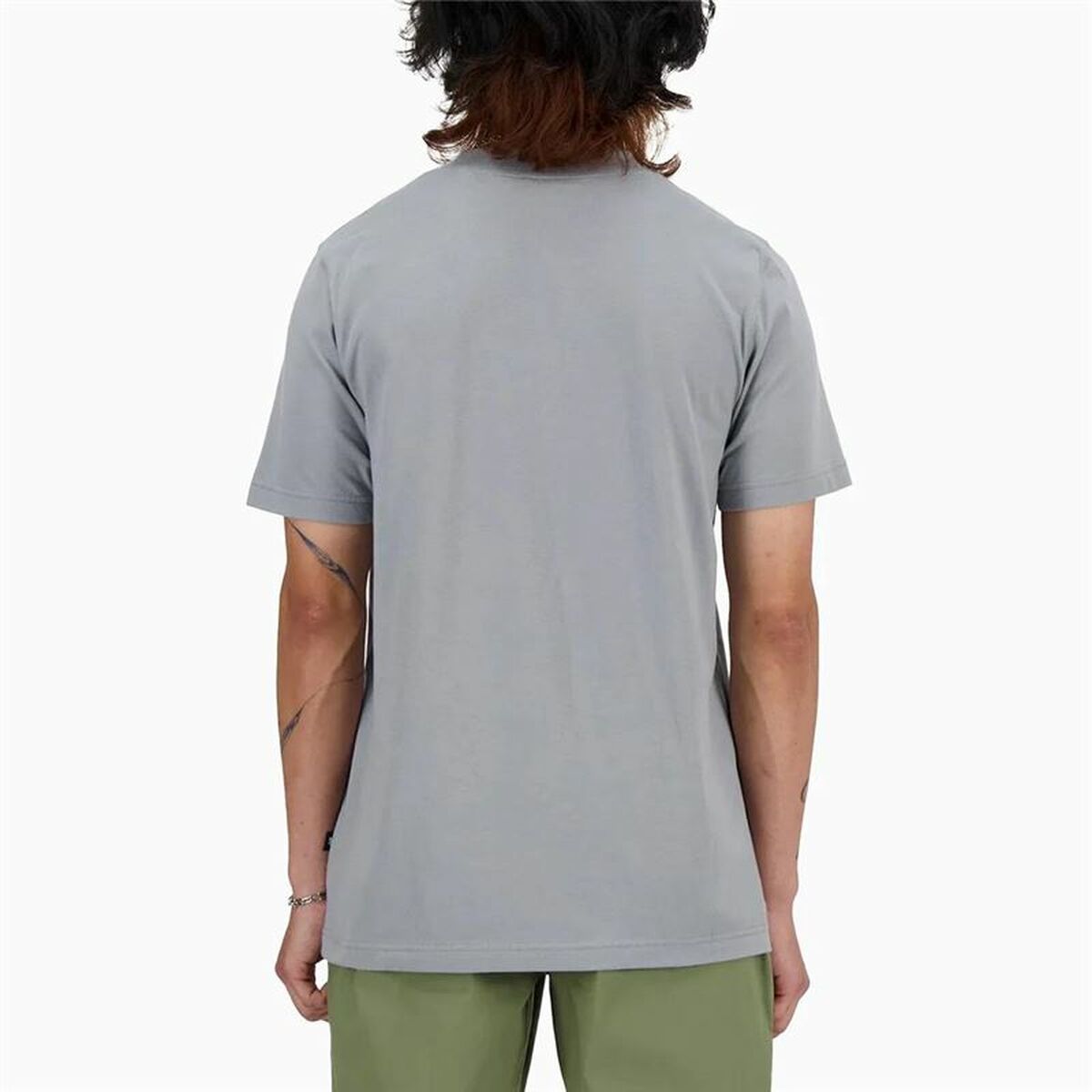 T-shirt med kortärm Herr New Balance Sport Essentials Ljusgrå - 2