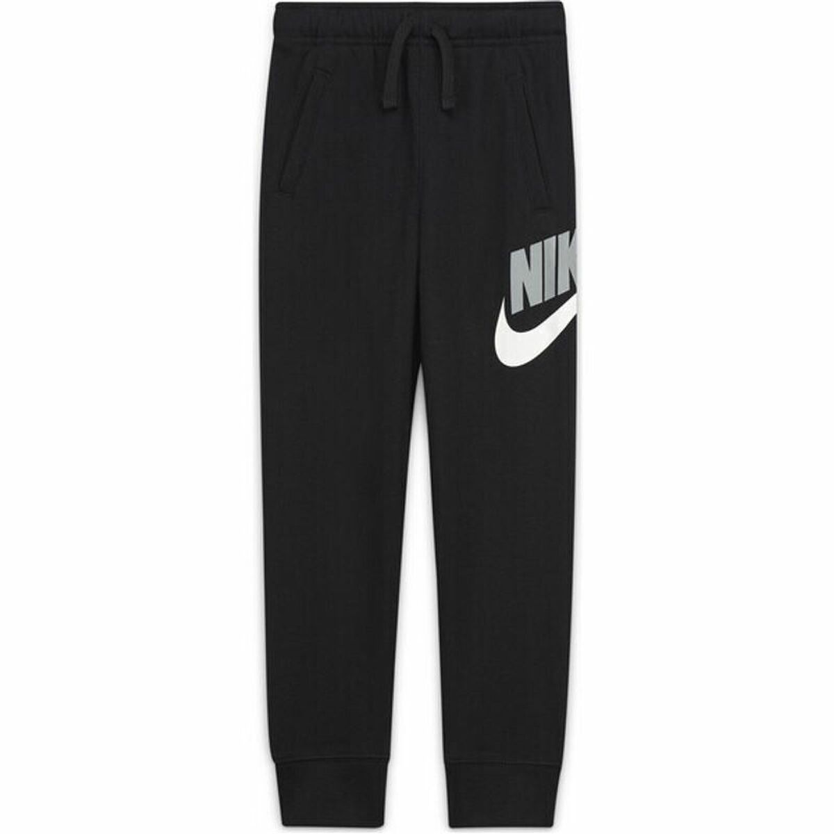 Nederdel träningsoverall för barn Nike Club Hbr Svart