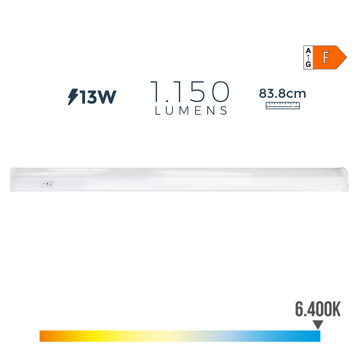 LED Tub EDM 31686 31686 A F 13 W 1150 Lm (6500 K) (6400 K) - 4