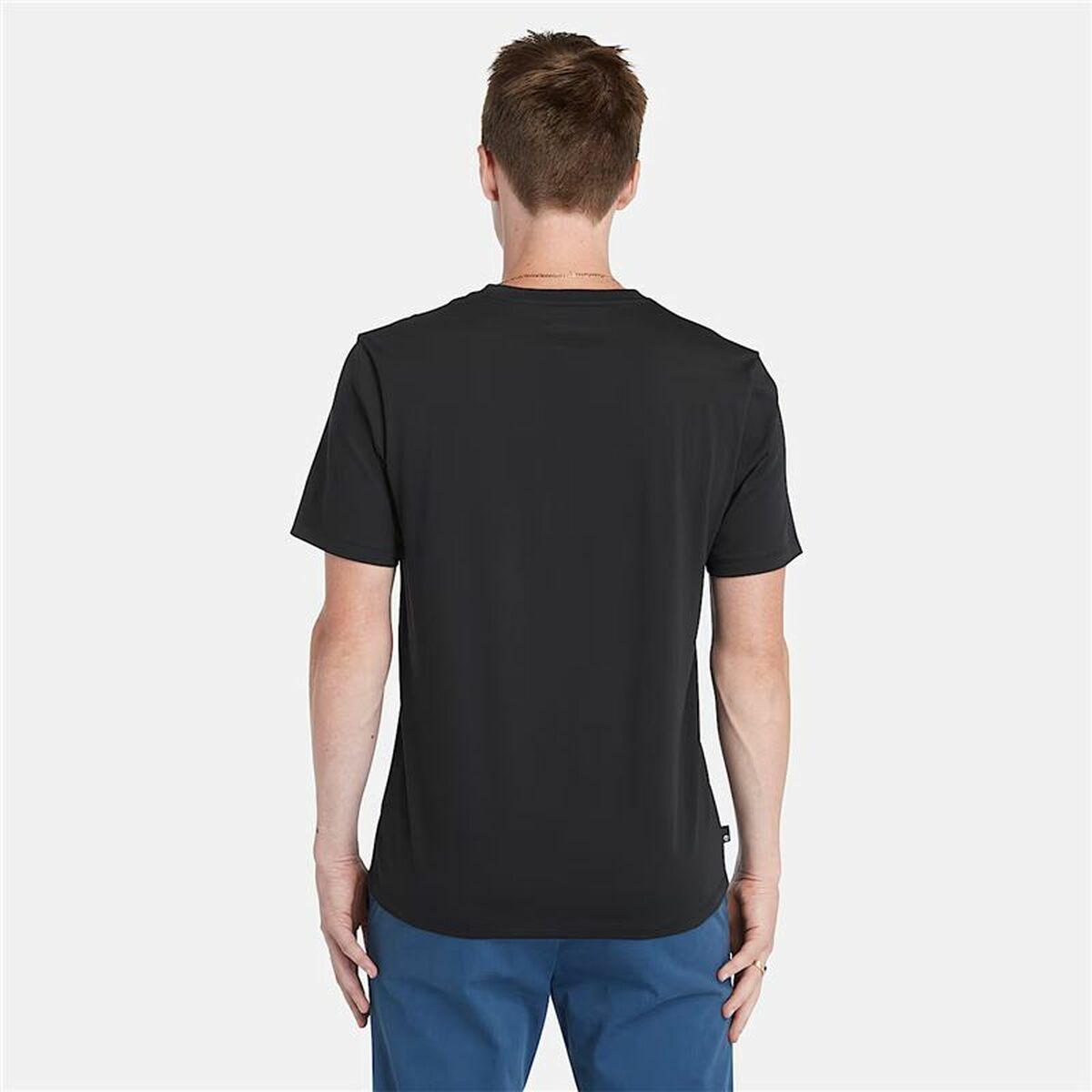 T-shirt med kortärm Herr Timberland Kennebec River Svart - 2