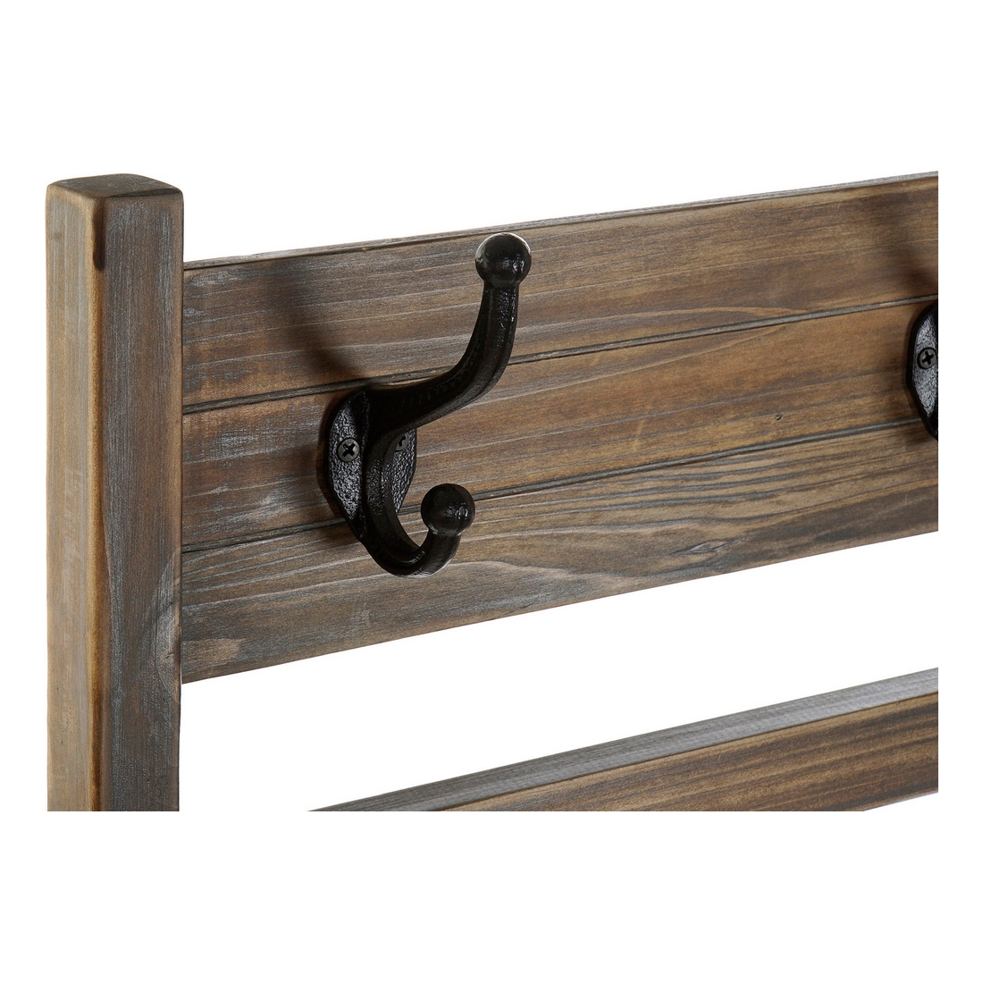 Kapphängare DKD Home Decor Trä Metall (46 x 9 x 1 cm) - 3