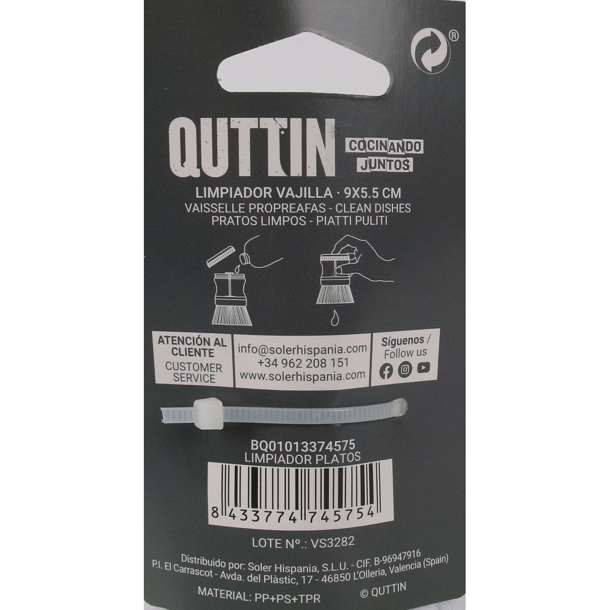 Borste Quttin 9 x 5,5 cm Tallrikar (24 antal) - 7