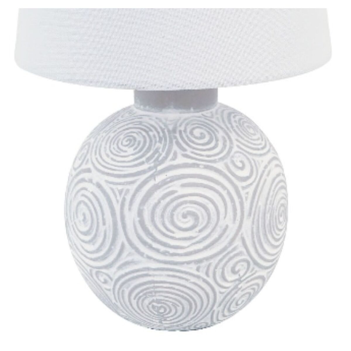 Bordslampa Versa Vit Keramik 18 x 30 x 18 cm - 2