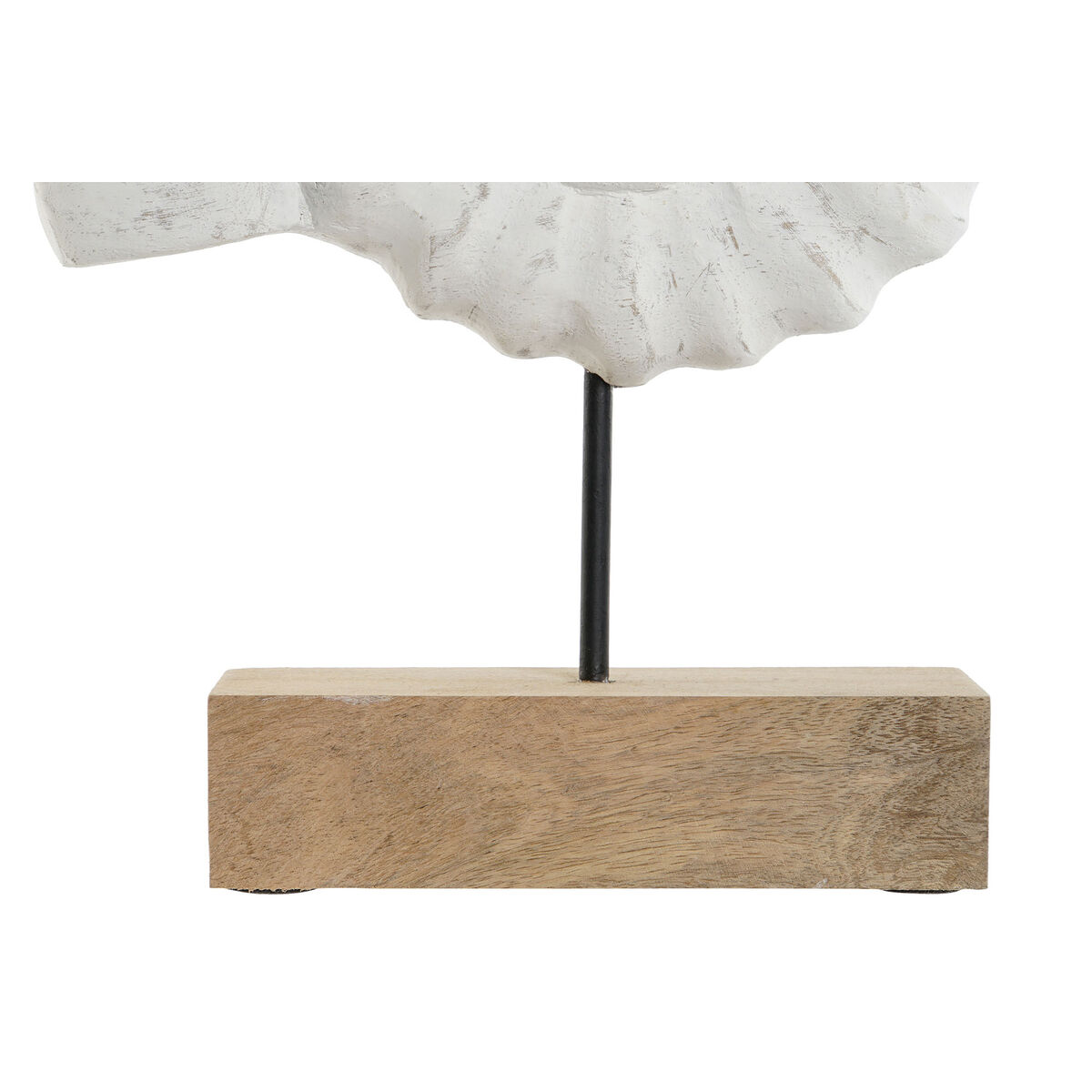 Prydnadsfigur Home ESPRIT Vit Naturell Medelhavs Snigel 29 x 7,5 x 38,5 cm - 3