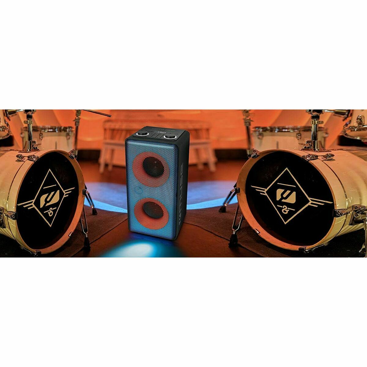 Högtalare Muse M-1808 DJ 150 W Vit Svart - 2