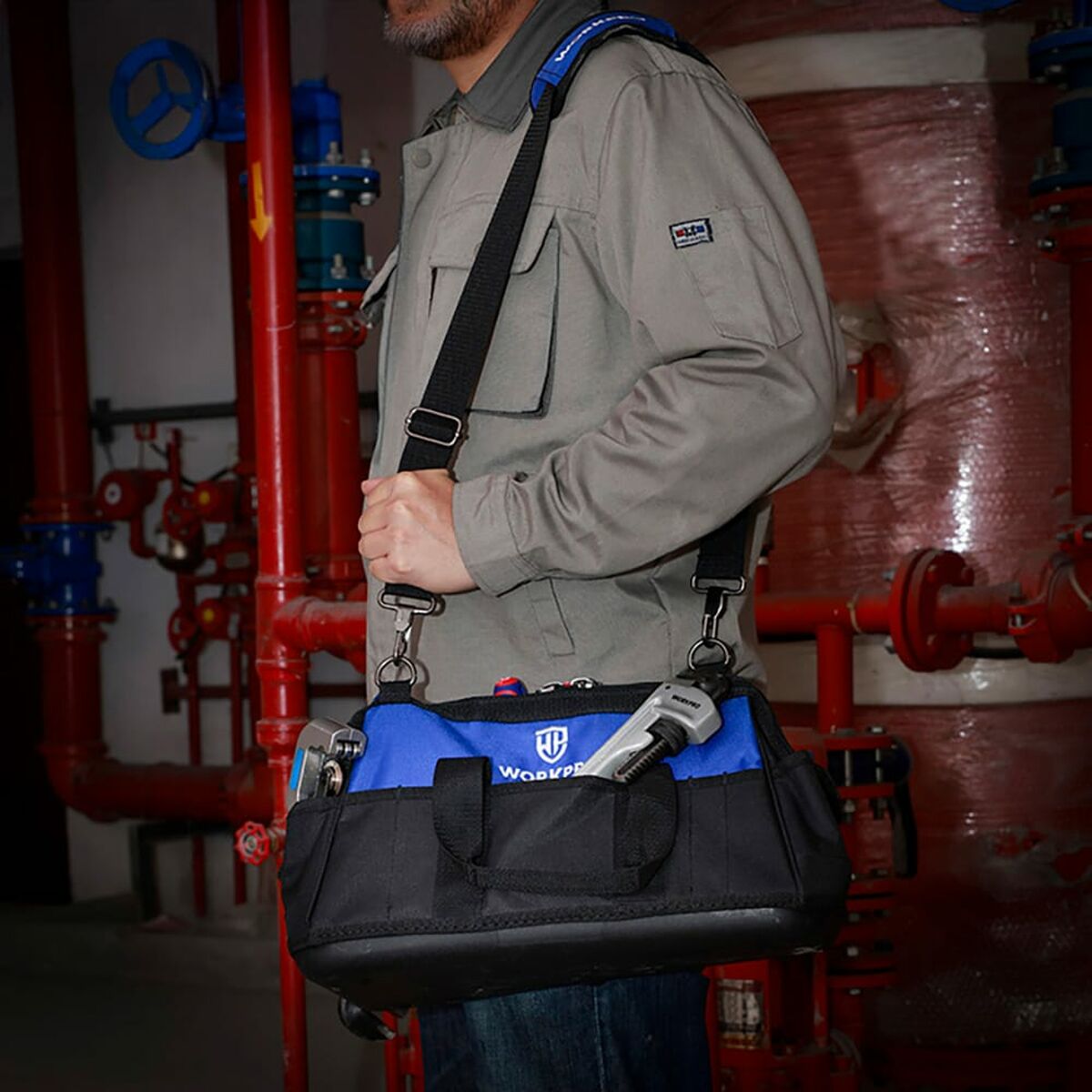 Verktygsväska Workpro Blå Svart Polyester 28 L - 3