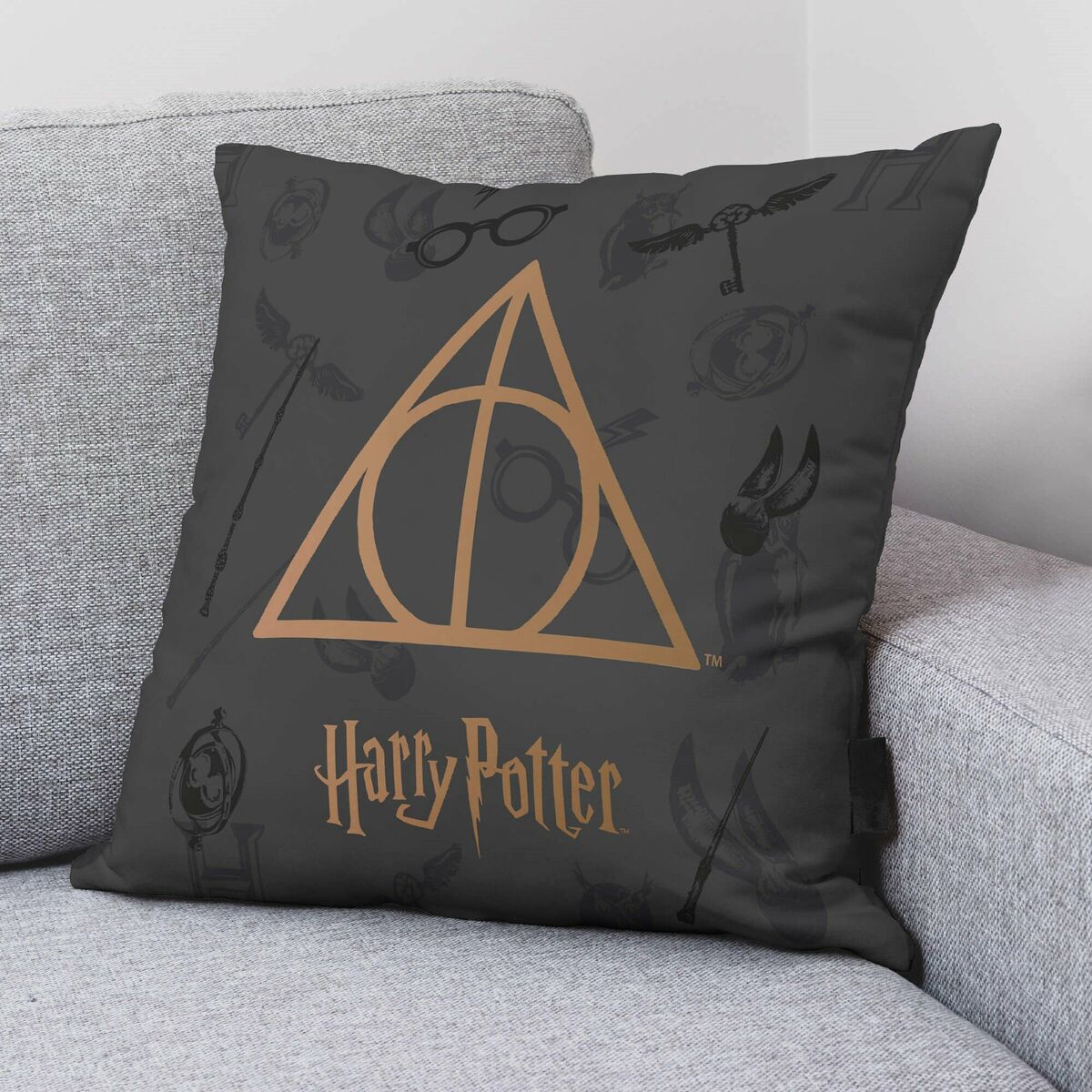 Kuddfodral Harry Potter Deathly Hallows Multicolour 45 x 45 cm - 2