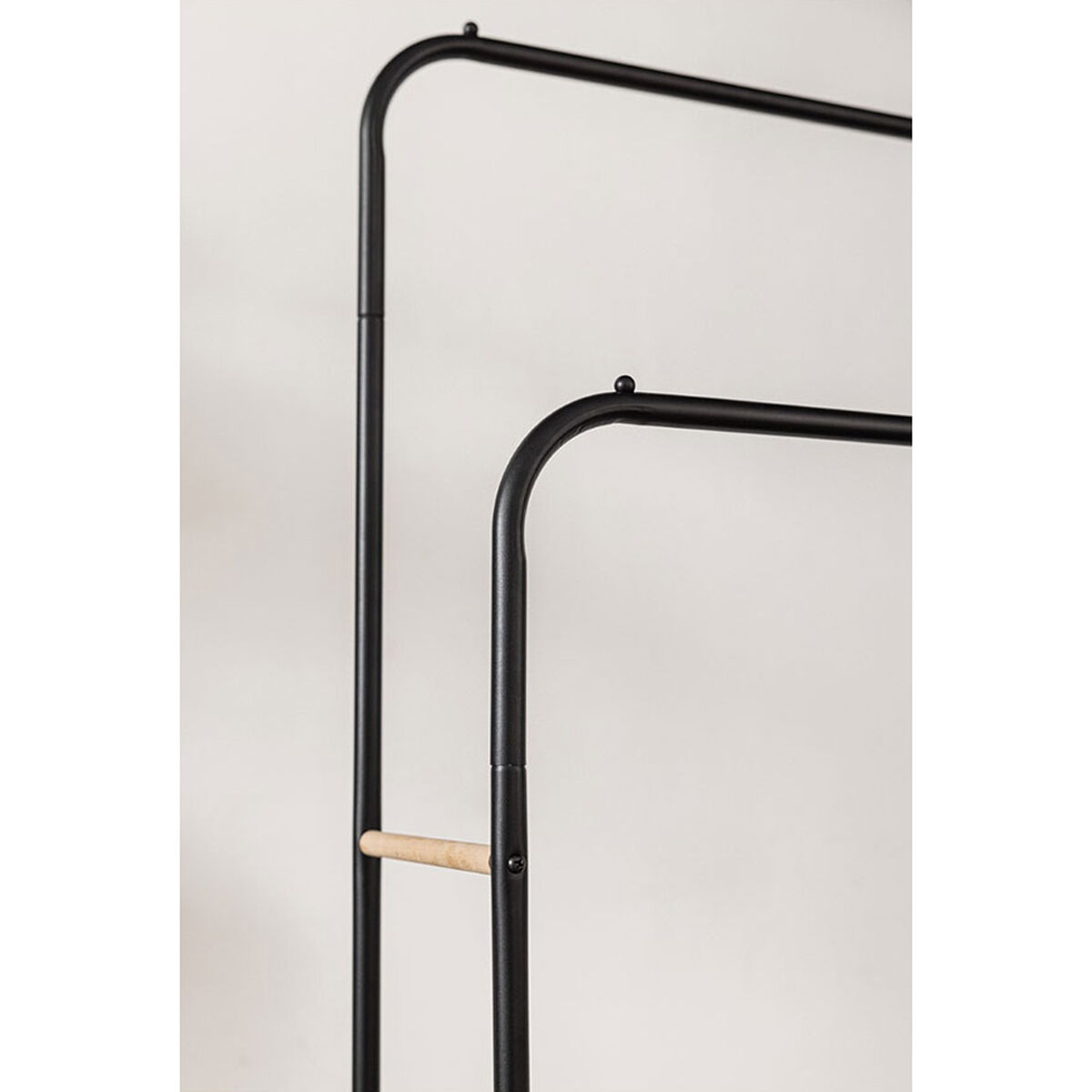 Hattställ Newlux Hangy Duo 30 Svart Metall 115 x 50 x 150 cm - 6