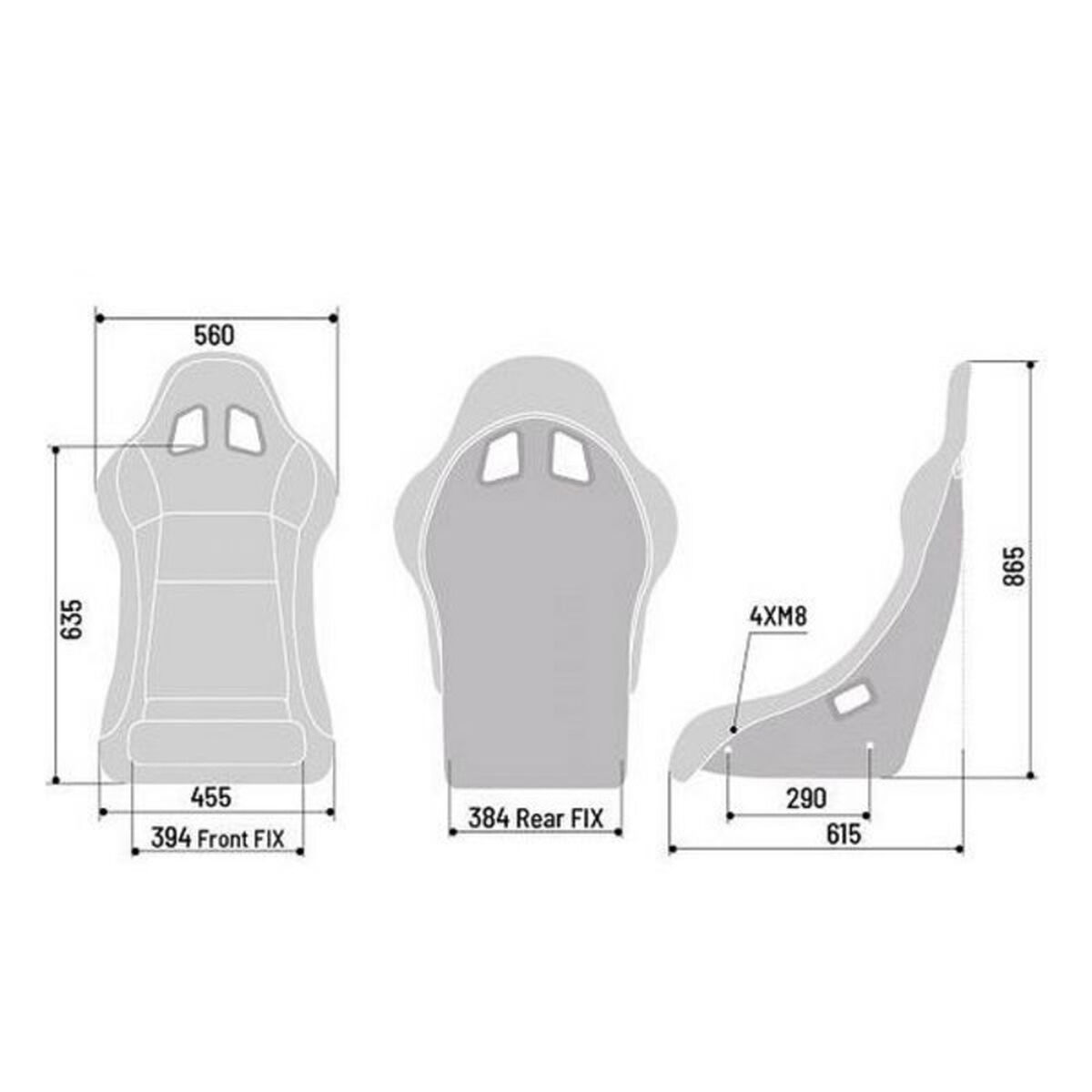 Sits Sparco REV QRT Svart - 2