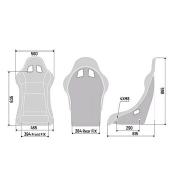 Sits Sparco REV QRT Svart