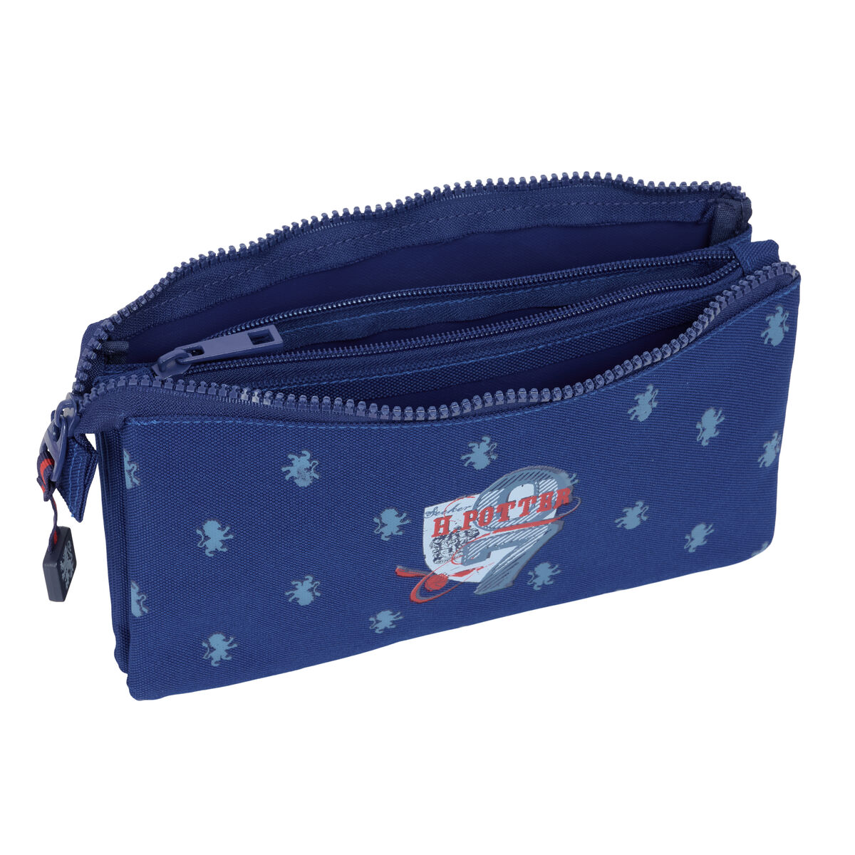 Tredubbel Carry-all Harry Potter Captain Marinblå 22 x 12 x 3 cm - 3
