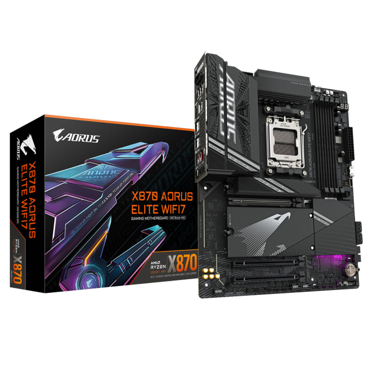Moderkort Gigabyte X870 AORUS ELITE WIFI7 AMD X870 AMD X870 AMD AM5