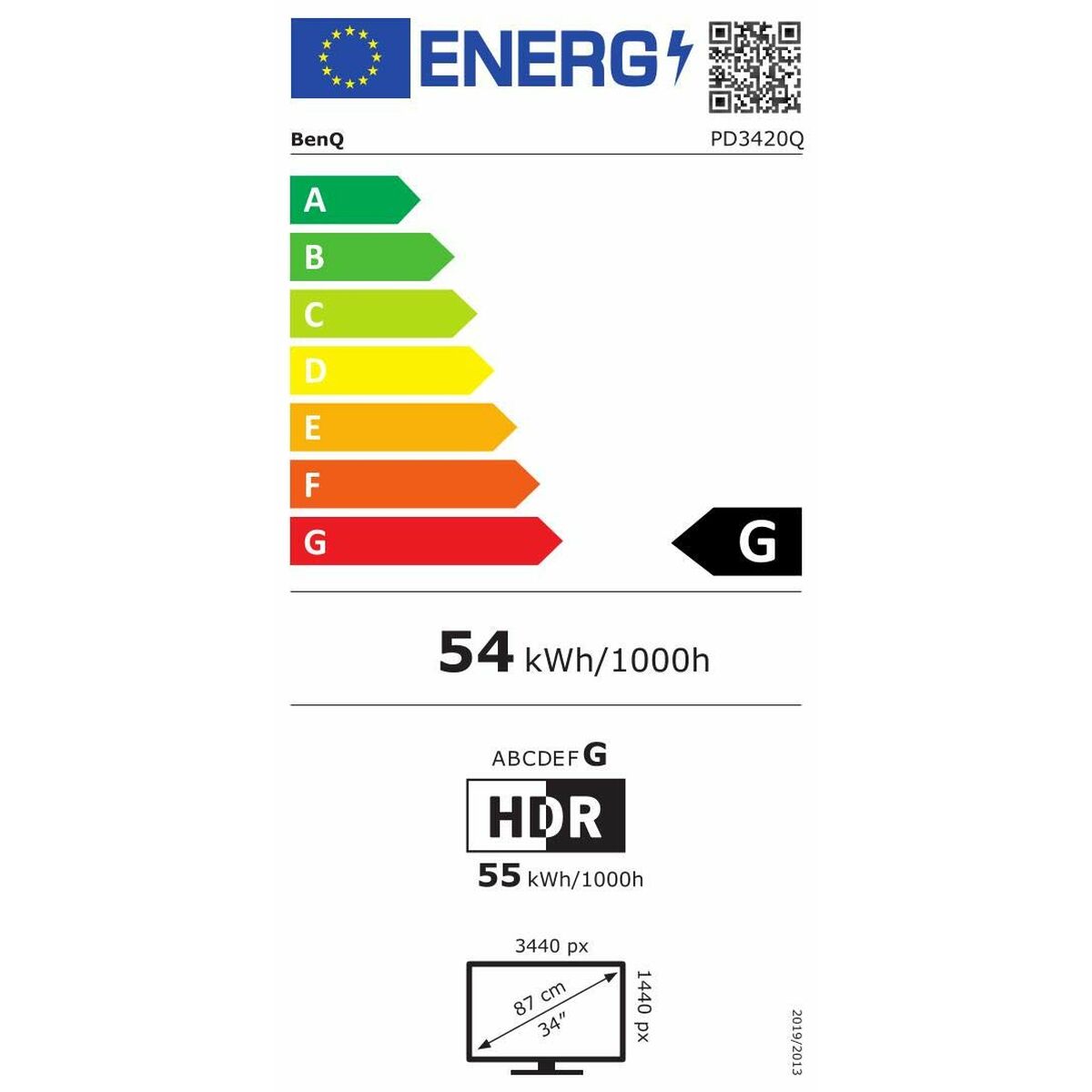 Monitor BenQ 9H.LJHLB.QPE 34" LED IPS Flicker free - 2