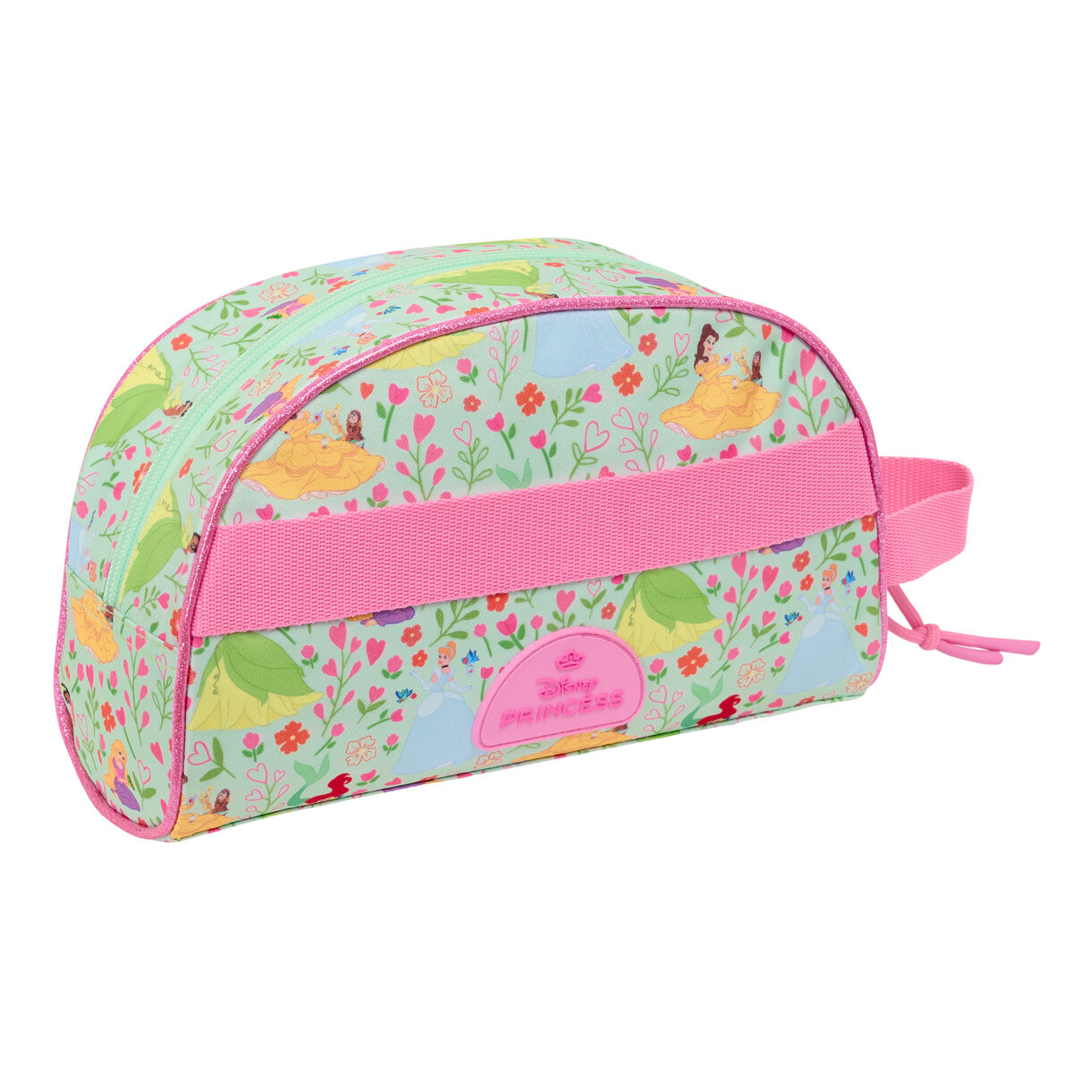 Resenecessär Disney Princess Bloom Grön Rosa 26 x 16 x 9 cm - 3