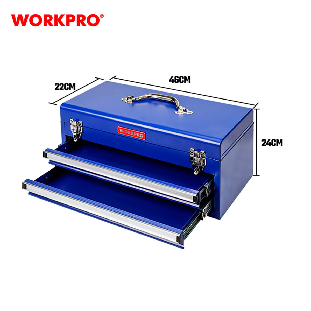 Verktygslåda Workpro Stål - 3