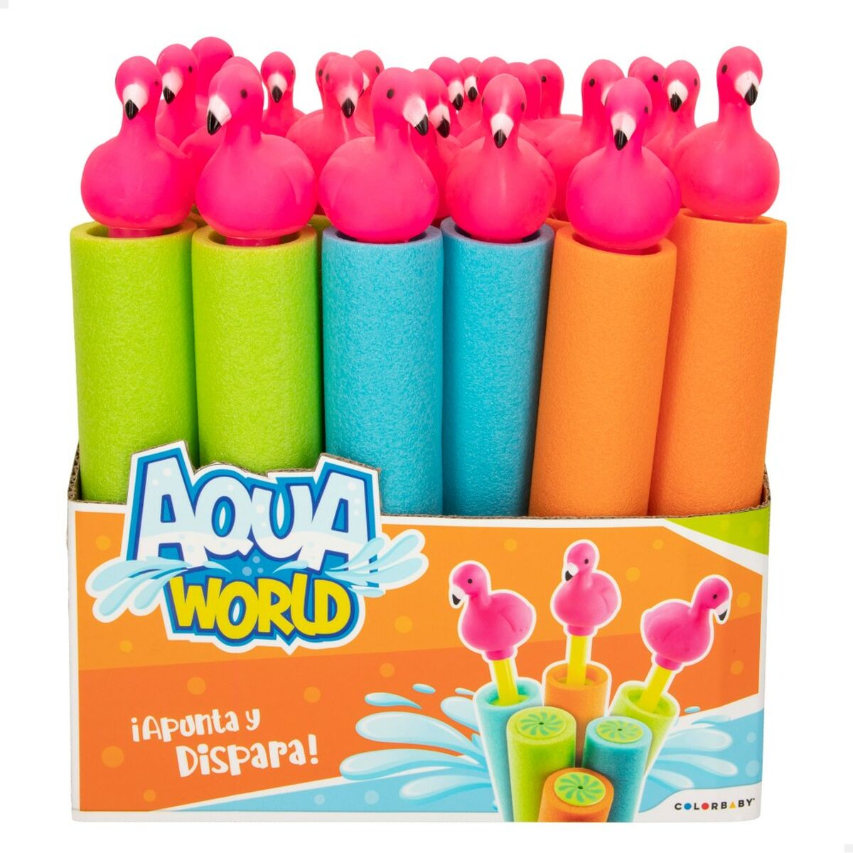 vattenkastare Colorbaby Rosa flamingo 80 ml 30 x 5 x 5 cm (24 antal) - 7