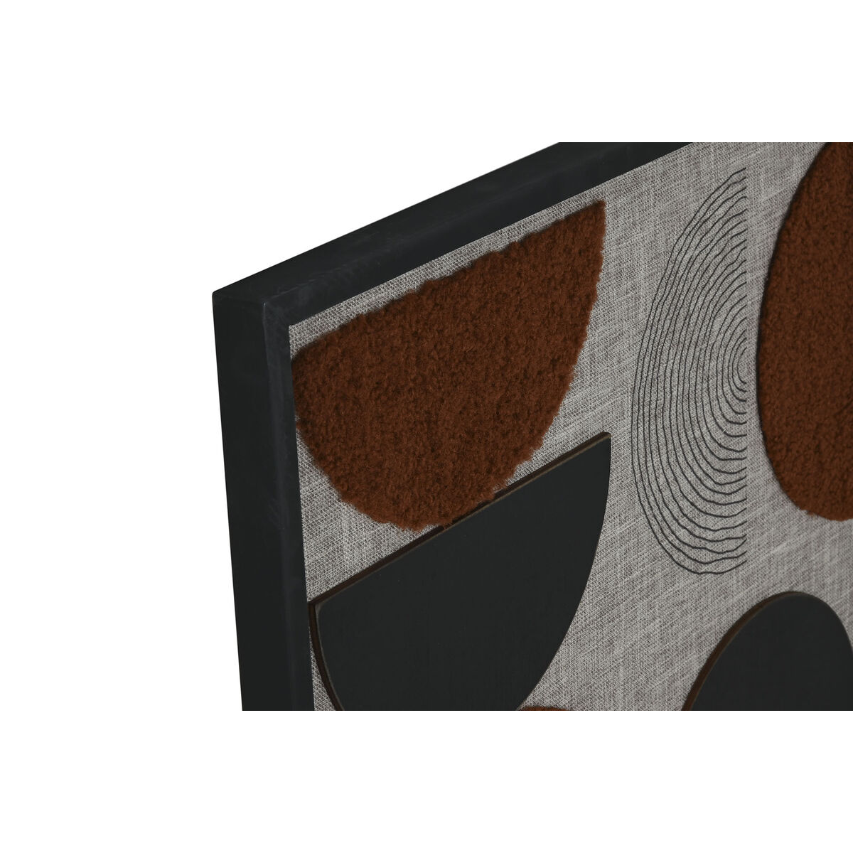 Tavla Home ESPRIT Svart Terrakota n Modern Urban 60 x 3 x 80 cm (2 antal) - 2