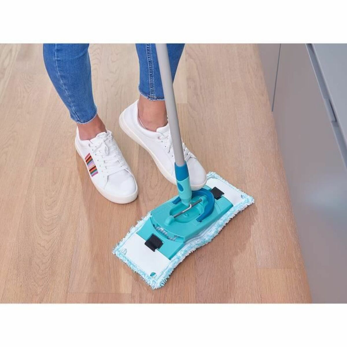 Mopphuvud, påfyllnad Leifheit Clean Twist M Ergo Super Soft 52122 Polyester - 4