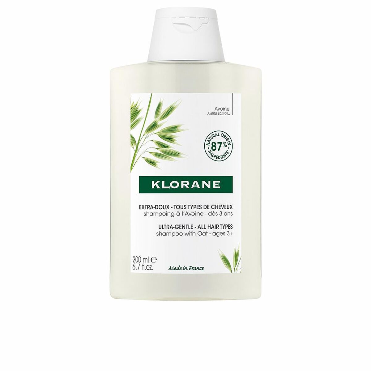 Extra mjukt schampo Klorane 200 ml