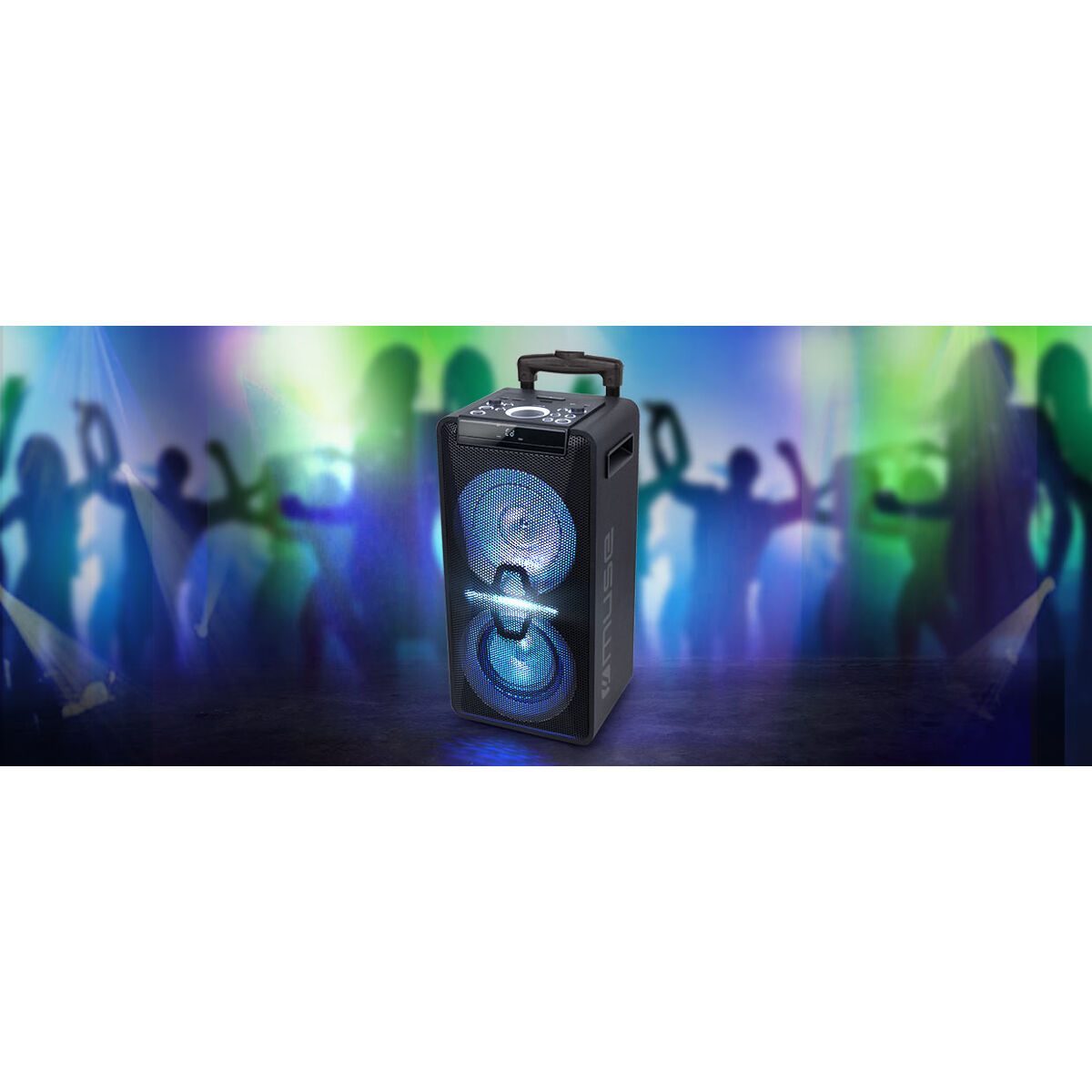 Bärbar Högtalare Muse M-1920 DJ Svart 300 W - 2