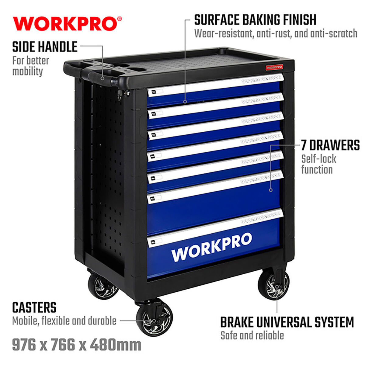 Vertygsvagn Workpro - 2