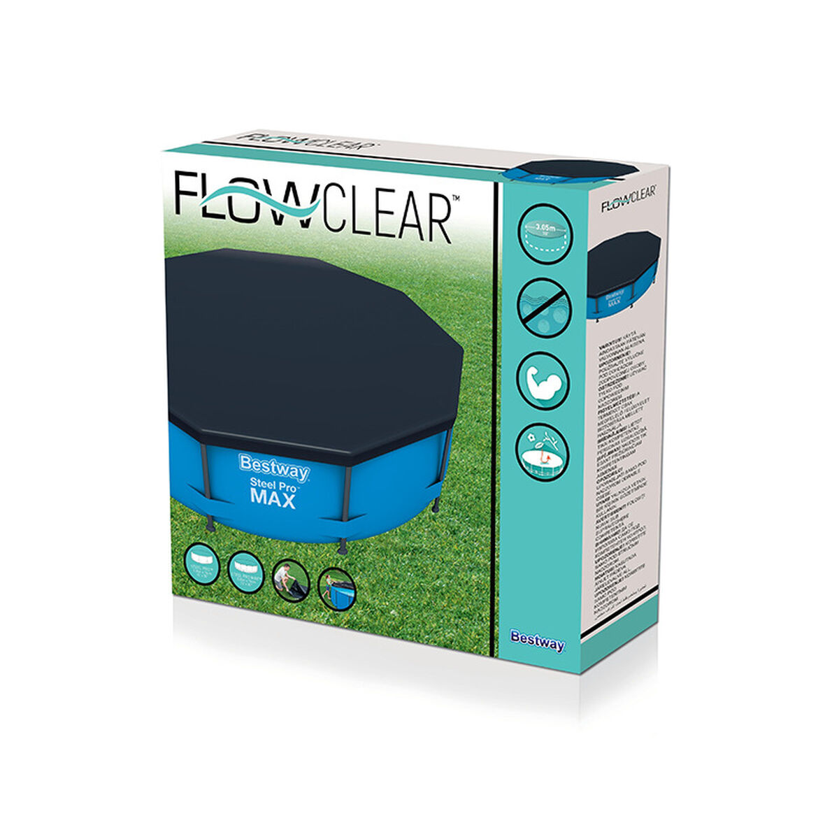 Bestway Poolskydd PVC D305 cm Trädgård 58036 - 2