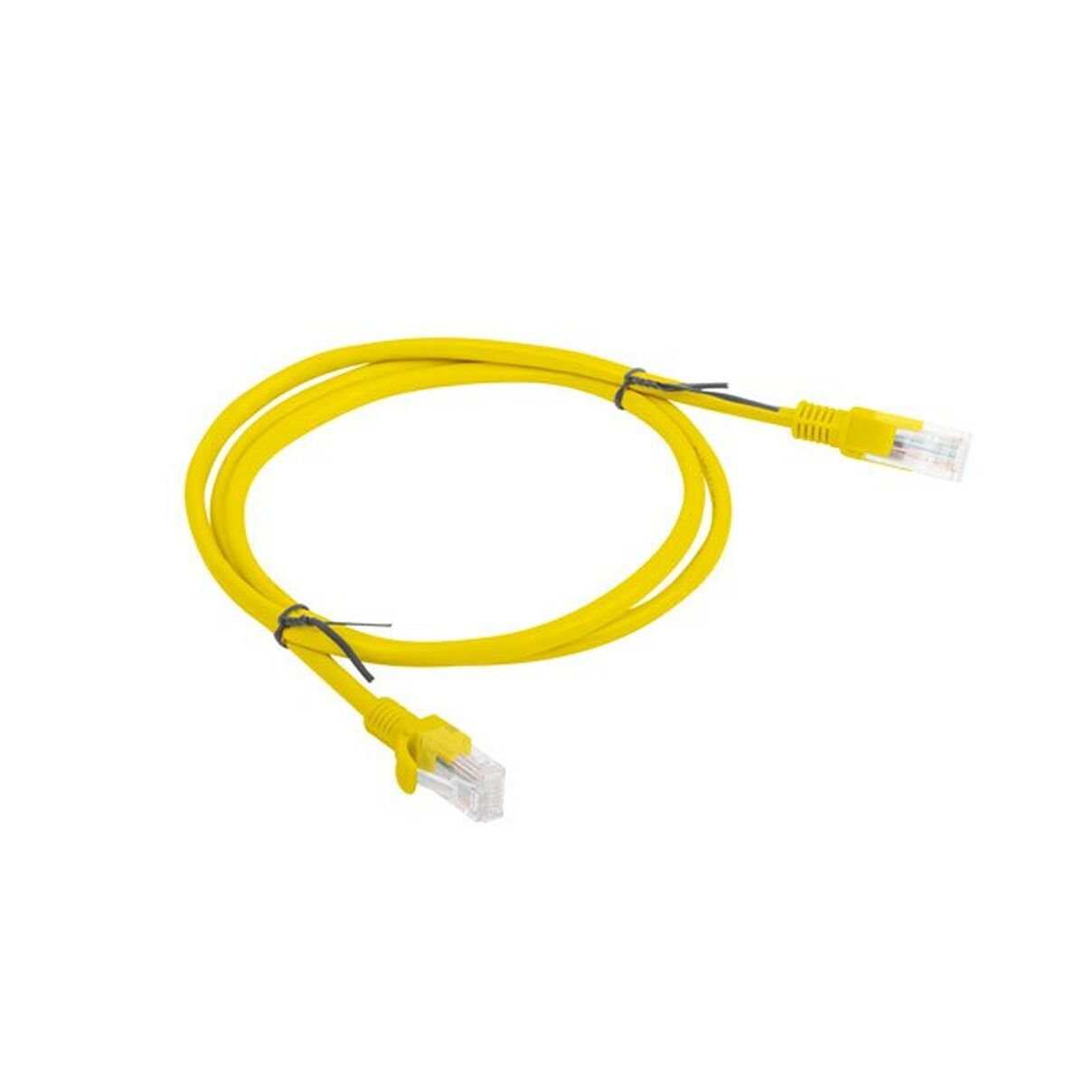Nätkabel UTP Styv Kategori 5e Lanberg PCU5-20CC-0100-Y Gul 1 m